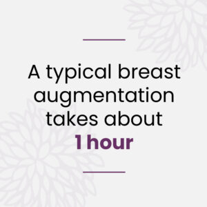 Typical Breast Augmentation Takes About 1 Hour